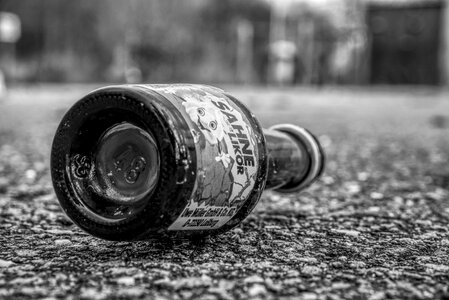 Waste road alcohol photo