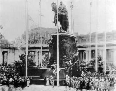 Berlin, 1897, Einweihung Kaiser-Wilhelm-Nationaldenkmal, Foto von Waldemar Titzenthaler