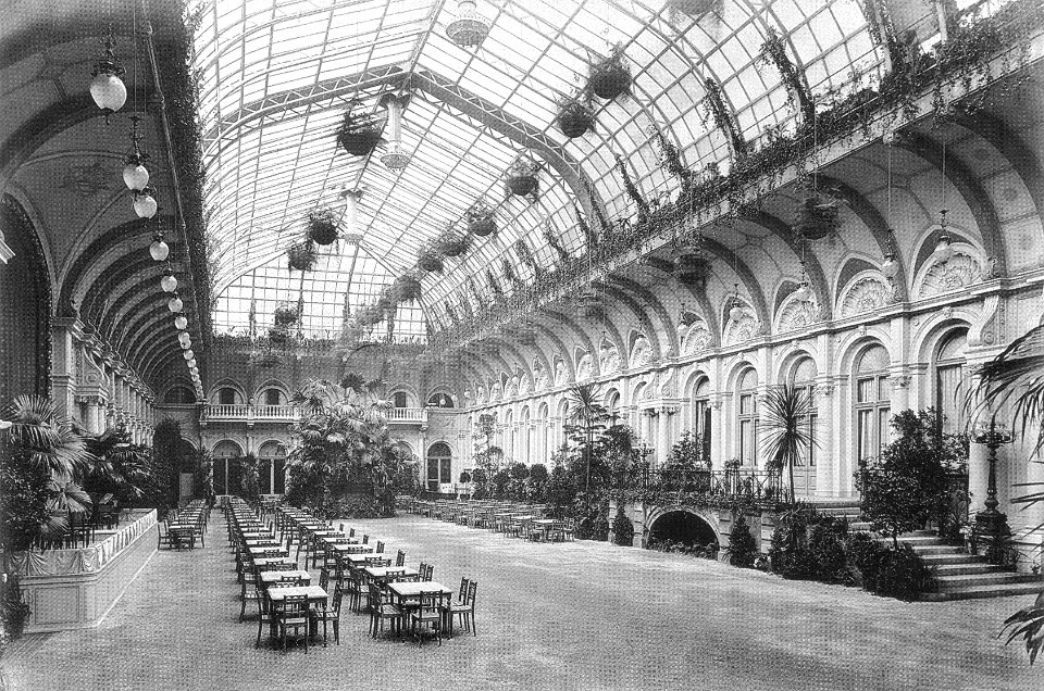 Berlin, Friedrichstrasse, Central-Hotel, Wintergarten, Hermann Rueckwardt, 1881