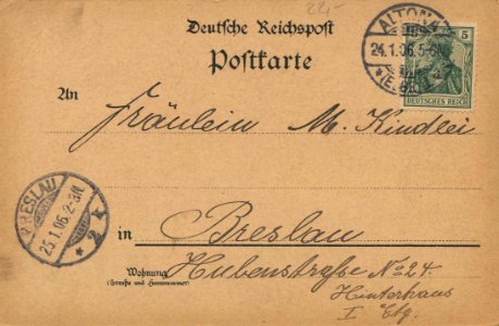 Berlin, Charlottenburg, Berlin - Kgl. Technische Hochschule (back) (Zeno Ansichtskarten)