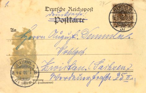 Berlin, Kreuzberg, Berlin - Grimmpark (back) (Zeno Ansichtskarten)
