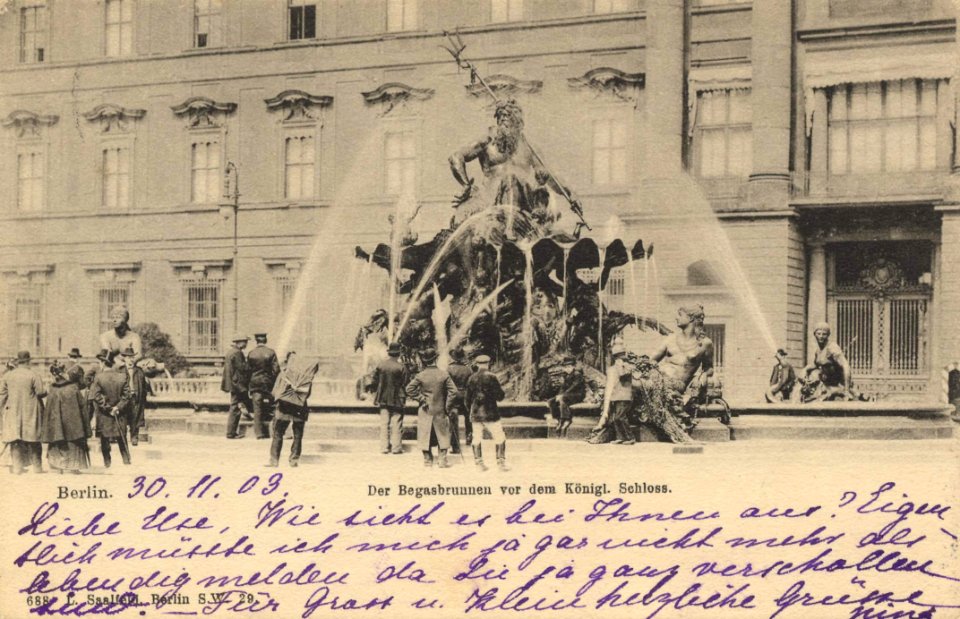 Berlin, Mitte, Berlin - Begasbrunnen vor dem Kgl. Schloss (Zeno Ansichtskarten)