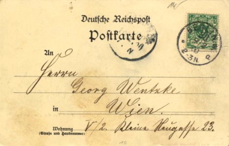 Berlin, Mitte, Berlin - Alt Berlin von der Fischerbrücke (back) (Zeno Ansichtskarten)