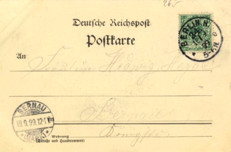 Berlin, Mitte, Berlin - Charité, Wasserseite (back) (Zeno Ansichtskarten)
