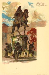 Berlin, Mitte, Berlin - Denkmal des Großen Kurfürsten (2) (Zeno Ansichtskarten)
