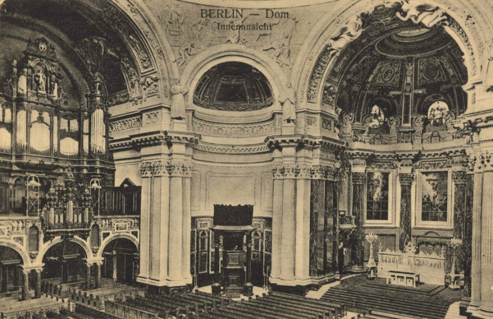Berlin, Mitte, Berlin - Dom, Innenansicht (Zeno Ansichtskarten)