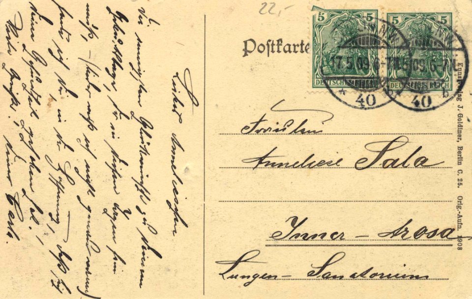 Berlin, Mitte, Berlin - Charité (back) (Zeno Ansichtskarten)
