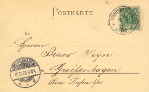 Berlin, Charlottenburg, Berlin - Am Knie (back) (Zeno Ansichtskarten)