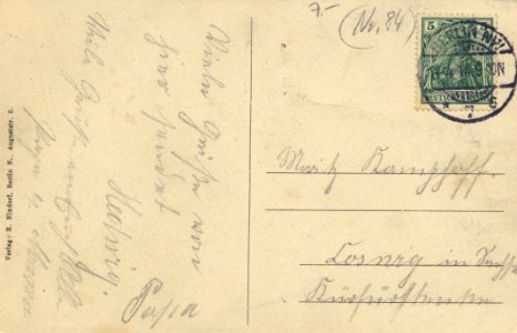 Berlin, Mitte, Berlin - Kgl. Schloss, Schwarze Adlerkammer (2) (back) (Zeno Ansichtskarten)