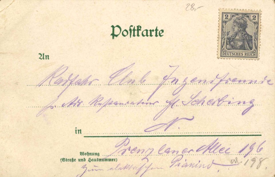Berlin, Mitte, Berlin - Leipziger Straße 77, Reichshallen (back) (Zeno Ansichtskarten)