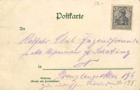 Berlin, Mitte, Berlin - Leipziger Straße 77, Reichshallen (back) (Zeno Ansichtskarten)