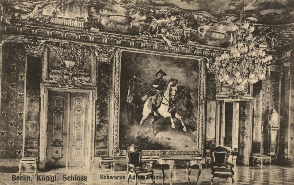 Berlin, Mitte, Berlin - Kgl. Schloss, Schwarze Adlerkammer (3) (Zeno Ansichtskarten)
