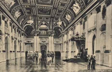 Berlin, Mitte, Berlin - Kgl. Schloss, Weißer Saal (3) (Zeno Ansichtskarten)