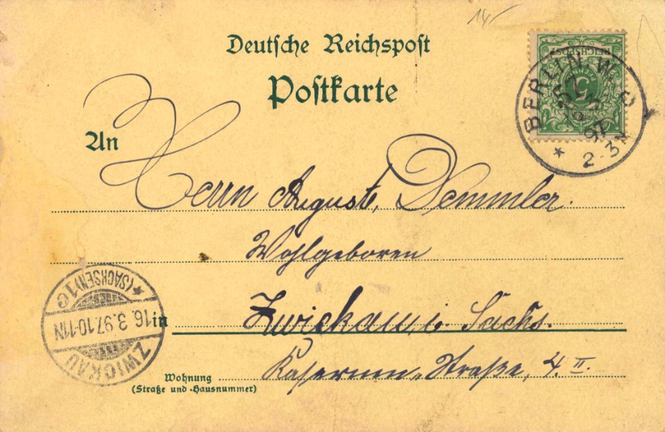 Berlin, Mitte, Berlin - Nationaldenkmal Kaiser Wilhelm I. (22) (back) (Zeno Ansichtskarten)