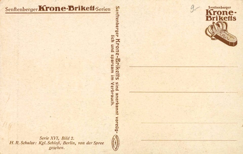 Berlin, Mitte, Berlin - Kgl. Schloss, Spreeseite (back) (Zeno Ansichtskarten)