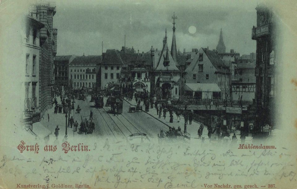 Berlin, Mitte, Berlin - Mühlendamm (Zeno Ansichtskarten)