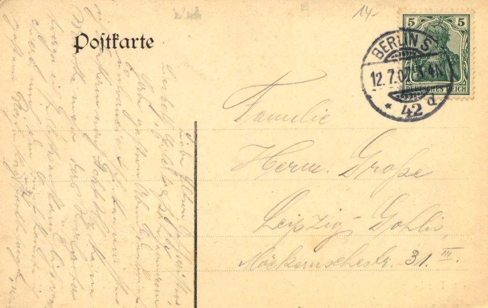 Berlin, Mitte, Berlin - Marstall, Breitestraße (back) (Zeno Ansichtskarten)