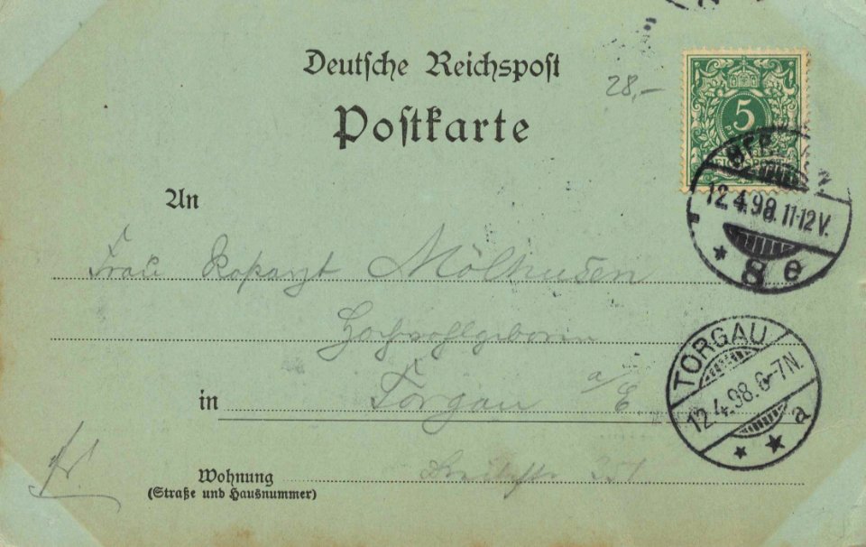 Berlin, Mitte, Berlin - Mühlendamm (back) (Zeno Ansichtskarten)