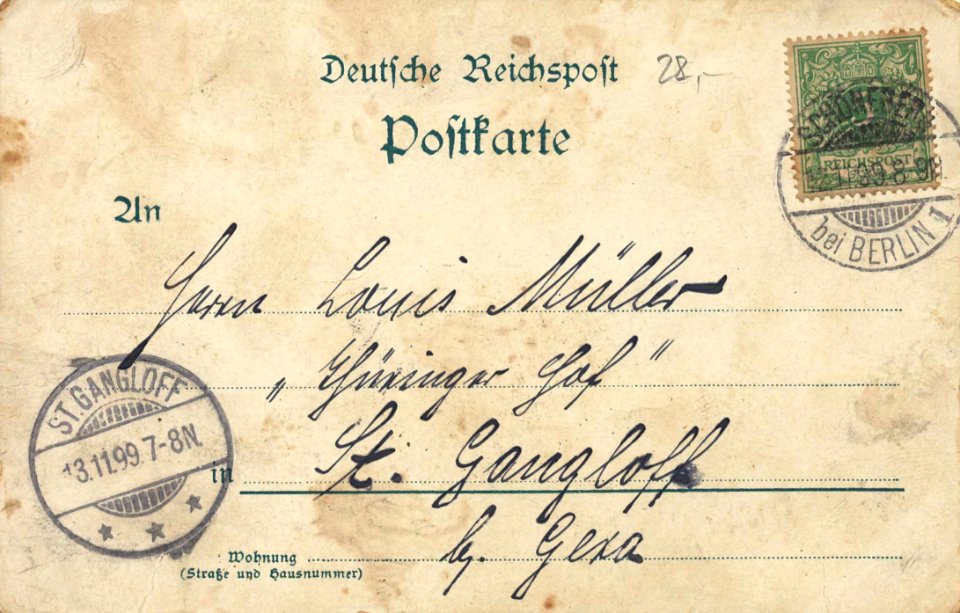 Berlin, Mitte, Berlin - Nationaldenkmal Kaiser Wilhelm I. (19) (back) (Zeno Ansichtskarten)