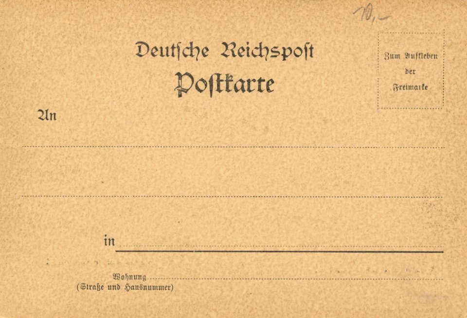 Berlin, Mitte, Berlin - Palais Kaiser Wilhelm I. (back) (Zeno Ansichtskarten)