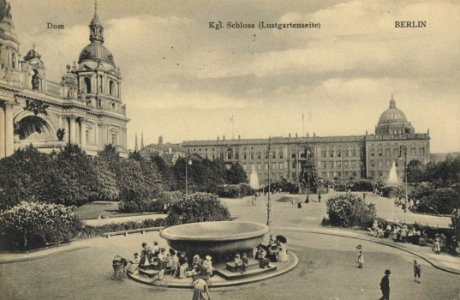 Berlin, Mitte, Berlin - Dom; Kgl. Schloss, Lustgartenseite (Zeno Ansichtskarten)