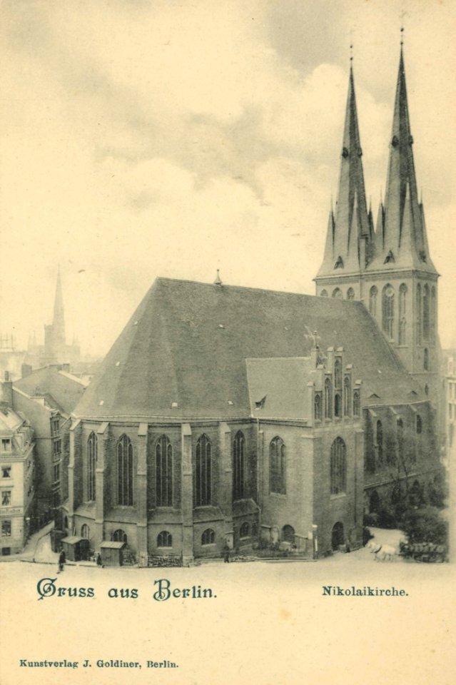 Berlin, Mitte, Berlin - Nikolaikirche (Zeno Ansichtskarten)