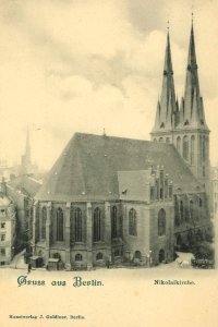 Berlin, Mitte, Berlin - Nikolaikirche (Zeno Ansichtskarten)
