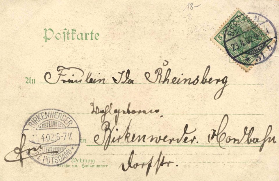 Berlin, Mitte, Berlin - Rosentaler Tor und Brunnenstraße, Überschwemmung (back) (Zeno Ansichtskarten)