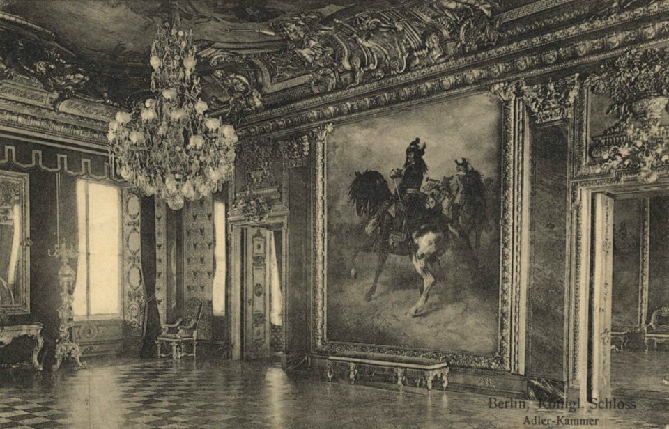 Berlin, Mitte, Berlin - Kgl. Schloss, Schwarze Adlerkammer (2) (Zeno Ansichtskarten)