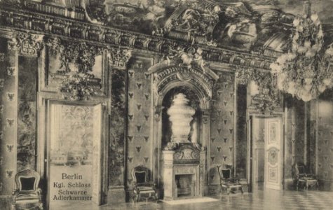 Berlin, Mitte, Berlin - Kgl. Schloss, Schwarze Adlerkammer (Zeno Ansichtskarten)