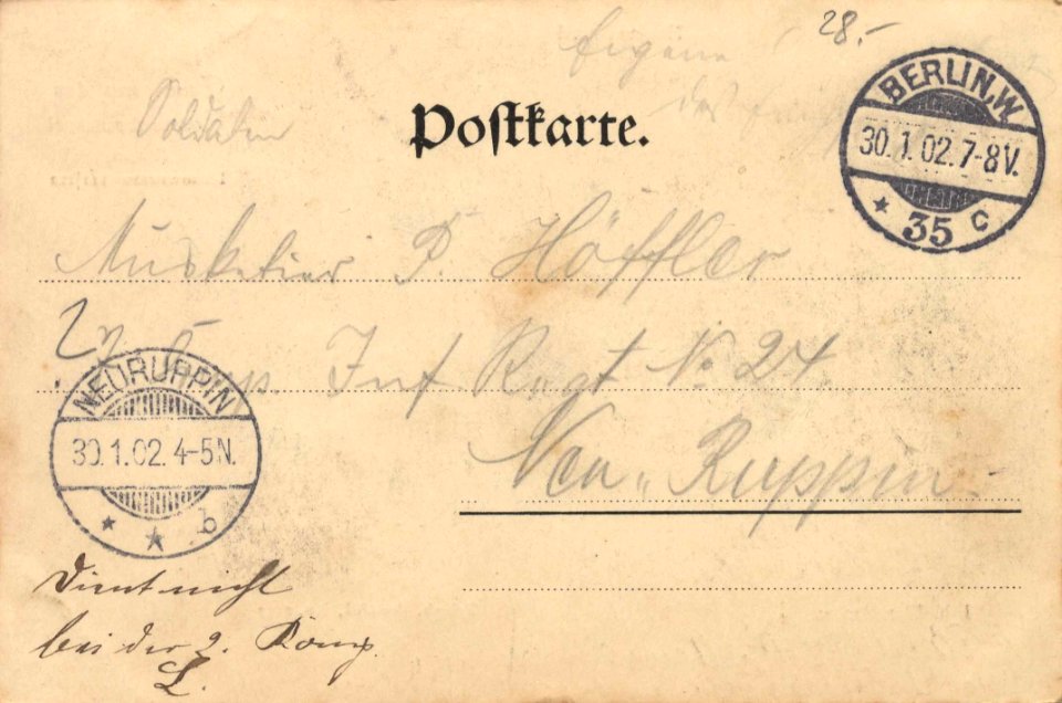 Berlin, Tiergarten, Berlin - Viktoriabrauerei (back) (Zeno Ansichtskarten)