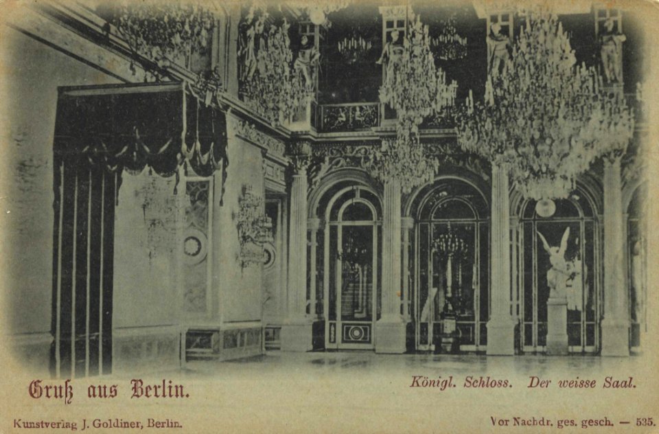 Berlin, Mitte, Berlin - Kgl. Schloss, Weißer Saal (2) (Zeno Ansichtskarten)