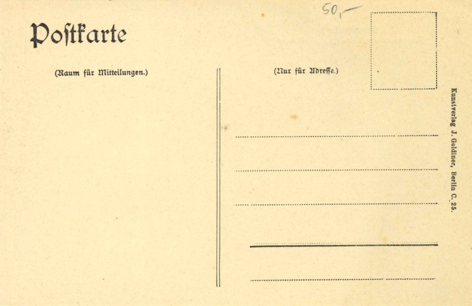 Berlin, Wilmersdorf, Berlin - Fasanenplatz, Ludwigskirchstraße (back) (Zeno Ansichtskarten)