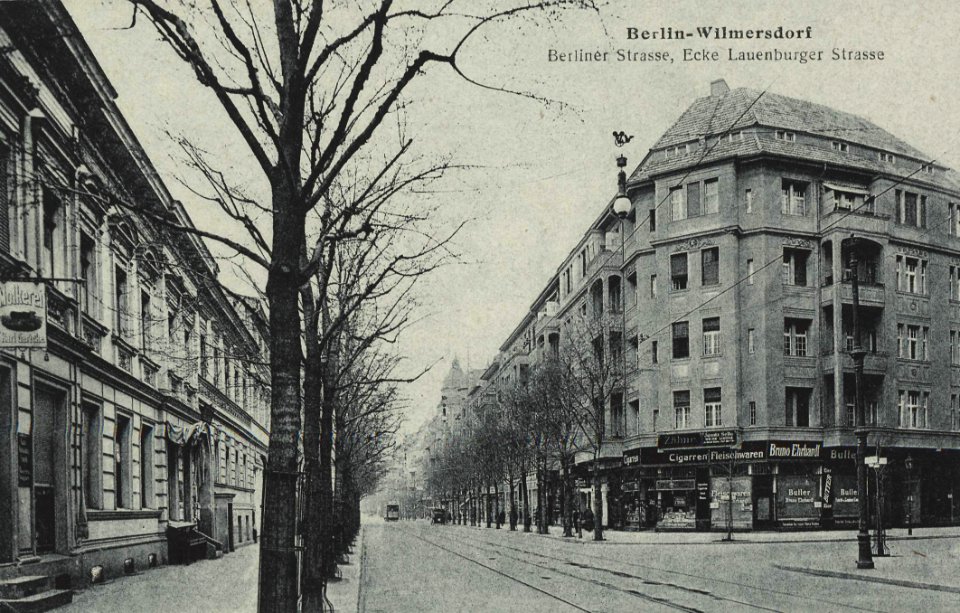 Berlin, Wilmersdorf, Berlin - Berliner Straße Ecke Lauenburger Straße (Zeno Ansichtskarten)