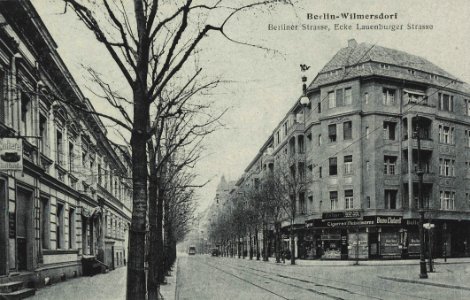 Berlin, Wilmersdorf, Berlin - Berliner Straße Ecke Lauenburger Straße (Zeno Ansichtskarten)