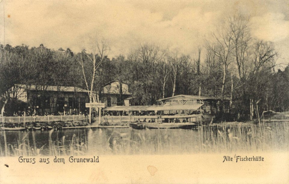 Berlin, Wilmersdorf, Berlin - Grunewald, Alte Fischerhütte (Zeno Ansichtskarten)
