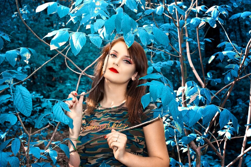 Nature portrait girl