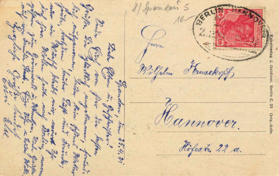 Berlin, Wilmersdorf, Berlin - Grunewald, Heerstraßenbrücke bei Pichelsberge (back) (Zeno Ansichtskarten)