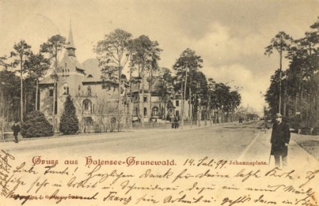 Berlin, Wilmersdorf, Berlin - Halensee, Johannaplatz (Zeno Ansichtskarten)