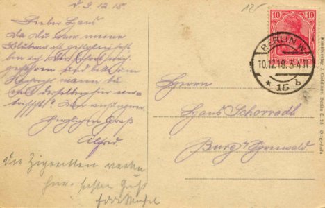 Berlin, Wilmersdorf, Berlin - Stadtpark (back) (Zeno Ansichtskarten)