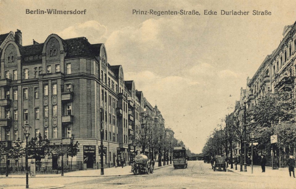 Berlin, Wilmersdorf, Berlin - Prinzregentenstraße Ecke Durlacher Straße (Zeno Ansichtskarten)