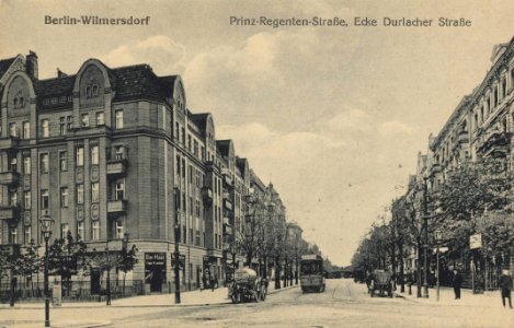 Berlin, Wilmersdorf, Berlin - Prinzregentenstraße Ecke Durlacher Straße (Zeno Ansichtskarten)