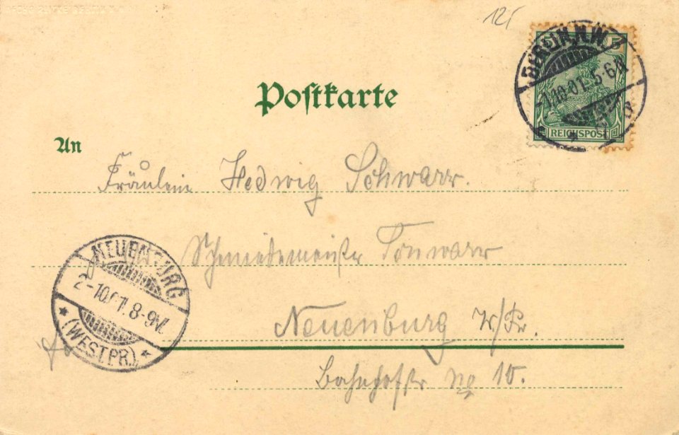 Berlin, Mitte, Berlin - Universität (back) (Zeno Ansichtskarten)