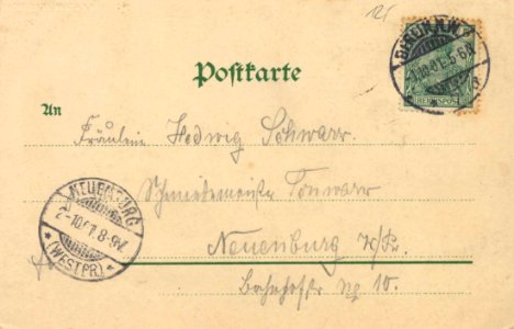 Berlin, Mitte, Berlin - Universität (back) (Zeno Ansichtskarten)