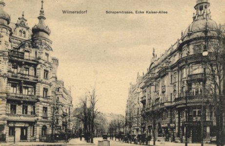 Berlin, Wilmersdorf, Berlin - Schaperstraße Ecke Kaiserallee (Zeno Ansichtskarten)