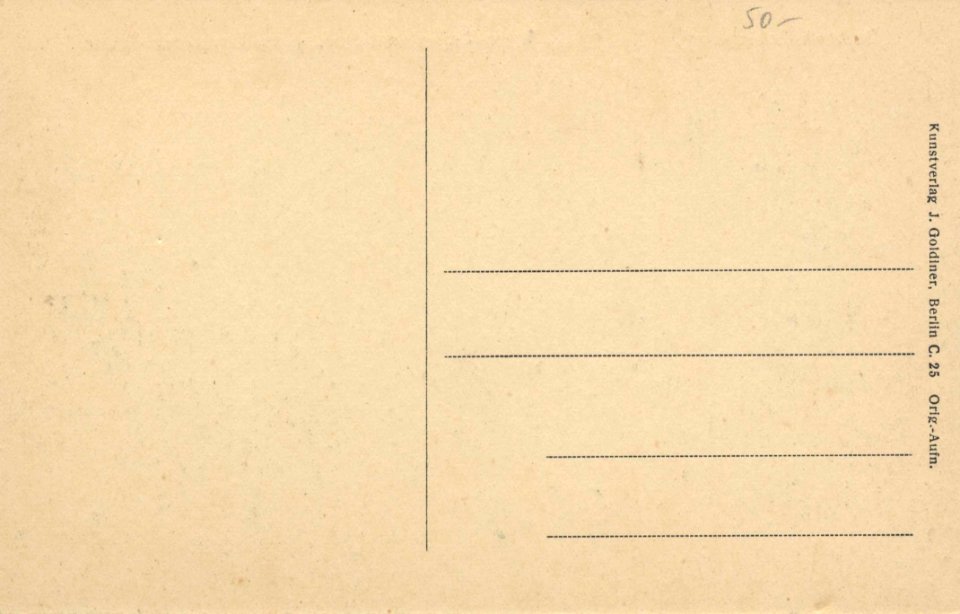 Berlin, Wilmersdorf, Berlin - Prinzregentenstraße Ecke Durlacher Straße (back) (Zeno Ansichtskarten)