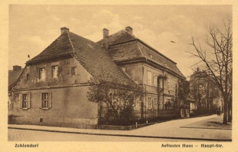 Berlin, Zehlendorf, Berlin - Hauptstraße, Ältestes Haus (Zeno Ansichtskarten)
