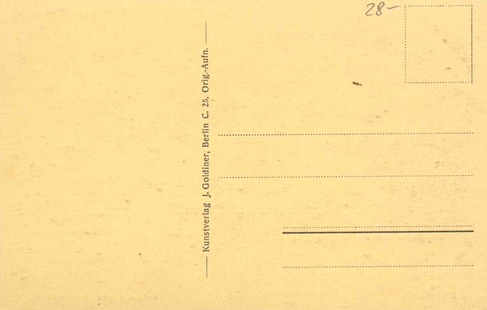 Berlin, Zehlendorf, Berlin - Hauptstraße, Ältestes Haus (back) (Zeno Ansichtskarten)