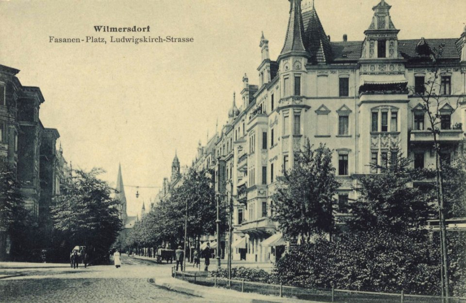 Berlin, Wilmersdorf, Berlin - Fasanenplatz, Ludwigskirchstraße (Zeno Ansichtskarten)