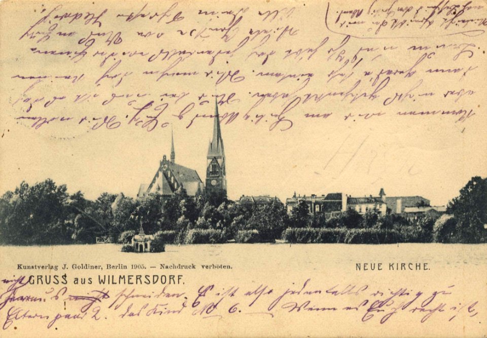 Berlin, Wilmersdorf, Berlin - Neue Kirche (Zeno Ansichtskarten)